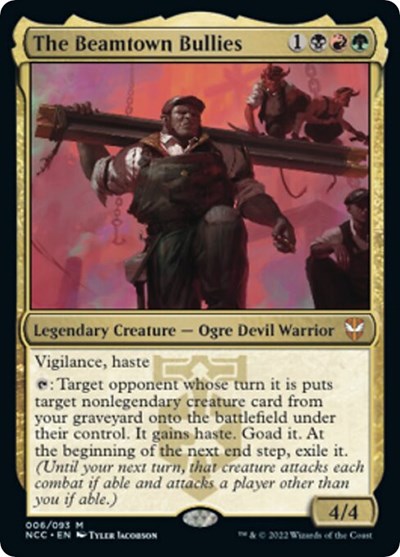 The Beamtown Bullies (Commander: Streets of New Capenna) Light Play Foil