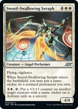 Sword-Swallowing Seraph (Unfinity) Light Play