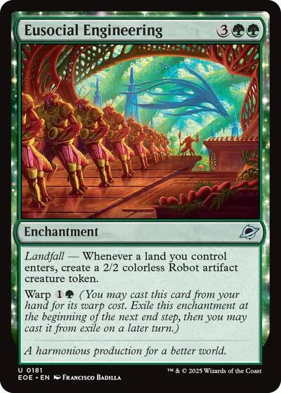 Eusocial Engineering (Edge of Eternities) Light Play Foil
