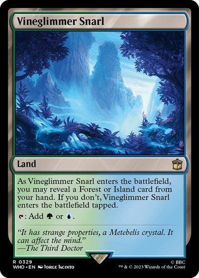 Vineglimmer Snarl (Universes Beyond: Doctor Who) Light Play Foil