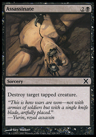 Assassinate (10th Edition) Light Play