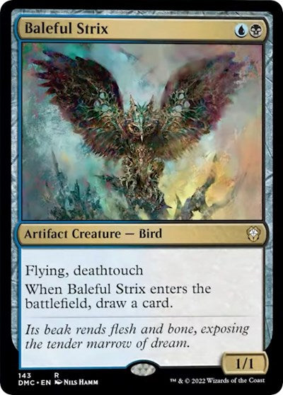 Baleful Strix (Commander: Dominaria United) Light Play
