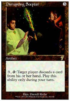 Disrupting Scepter (7th Edition) Light Play