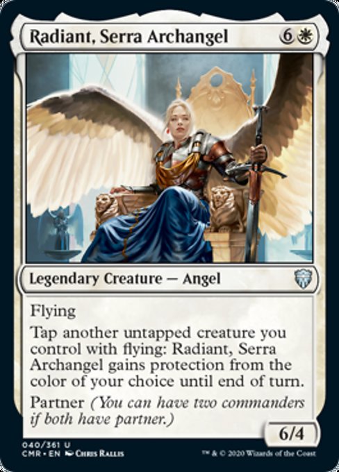 Radiant, Serra Archangel (Commander Legends) Light Play