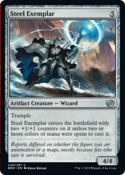 Steel Exemplar (The Brothers' War) Light Play Foil