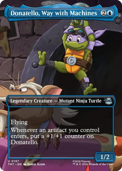 Donatello, Way with Machines (Borderless) (Teenage Mutant Ninja Turtles) Light Play