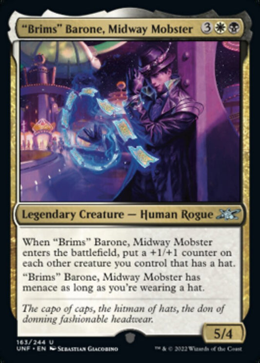 Brims Barone, Midway Mobster (Unfinity) Light Play