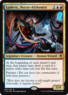 Ludevic, Necro-Alchemist (Commander 2016 Edition) Light Play Foil