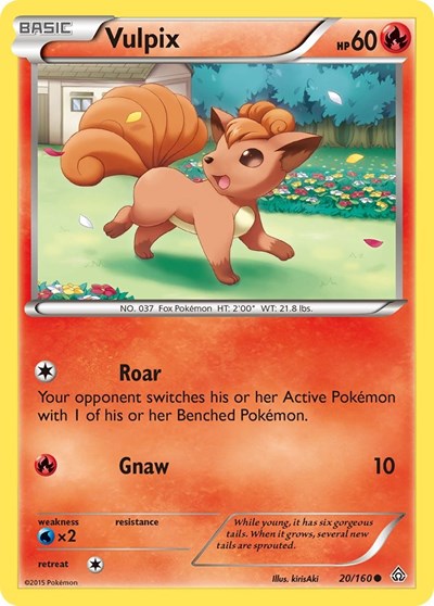 Vulpix (XY - Primal Clash) Damaged / Poor