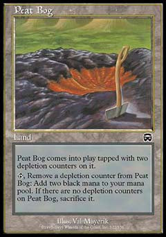 Peat Bog (Mercadian Masques) Light Play