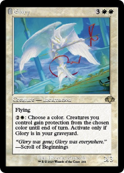 Glory (Retro Frame) (Dominaria Remastered) Light Play