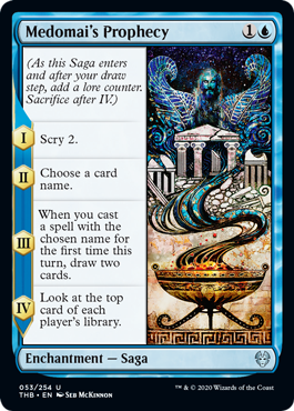 Medomai's Prophecy (Theros Beyond Death) Light Play Foil