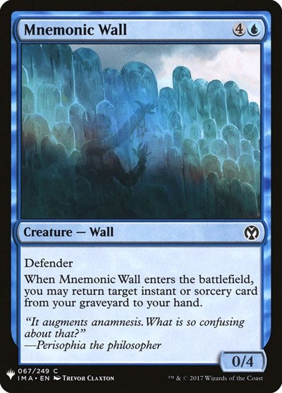 Mnemonic Wall (Mystery Booster) Light Play