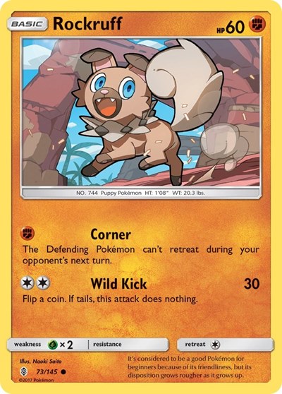 Rockruff (SM - Guardians Rising) Light Play