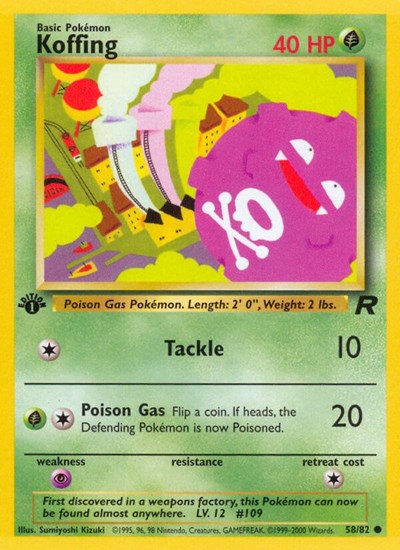 Koffing (Team Rocket) Damaged / Poor Unlimited