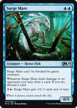 Surge Mare (Magic 2019 Core Set) Light Play
