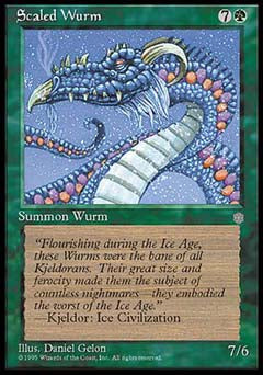 Scaled Wurm (Ice Age) Light Play