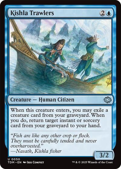 Kishla Trawlers (Tarkir: Dragonstorm) Light Play