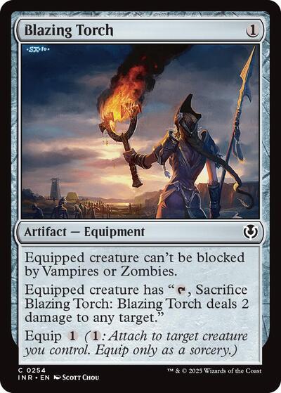 Blazing Torch (Innistrad Remastered) Light Play