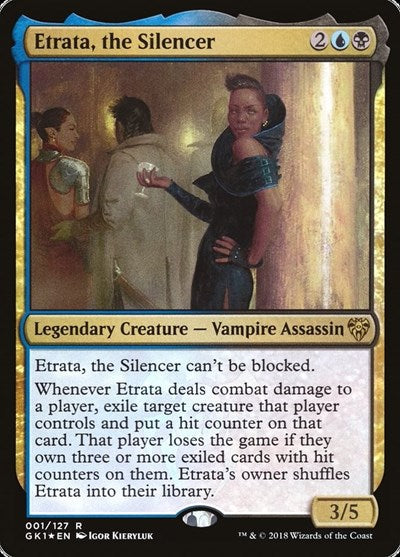 Etrata, the Silencer (Guilds of Ravnica: Guild Kits) Light Play Foil