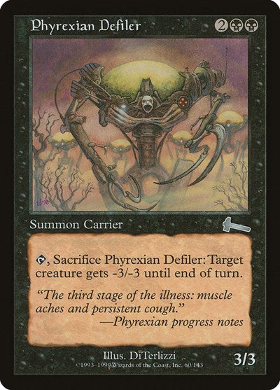 Phyrexian Defiler (Urza's Legacy) Light Play