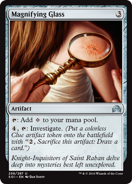 Magnifying Glass (Shadows Over Innistrad) Light Play