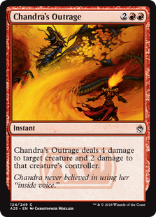 Chandra's Outrage (Masters 25) Light Play