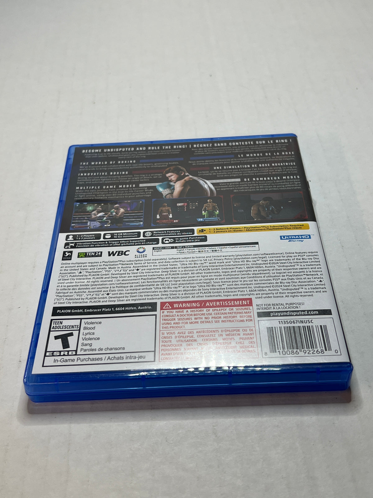 Undisputed (Playstation 5)
