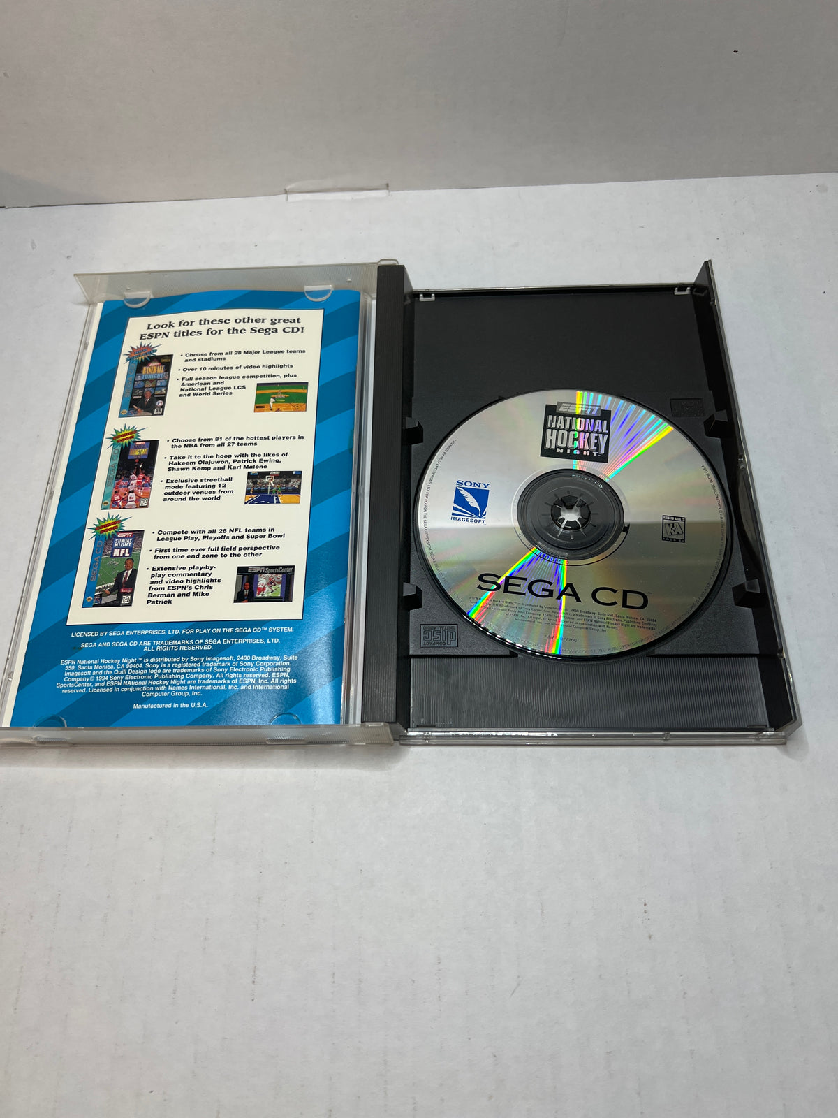 ESPN National Hockey Night (Sega CD)(CIB)