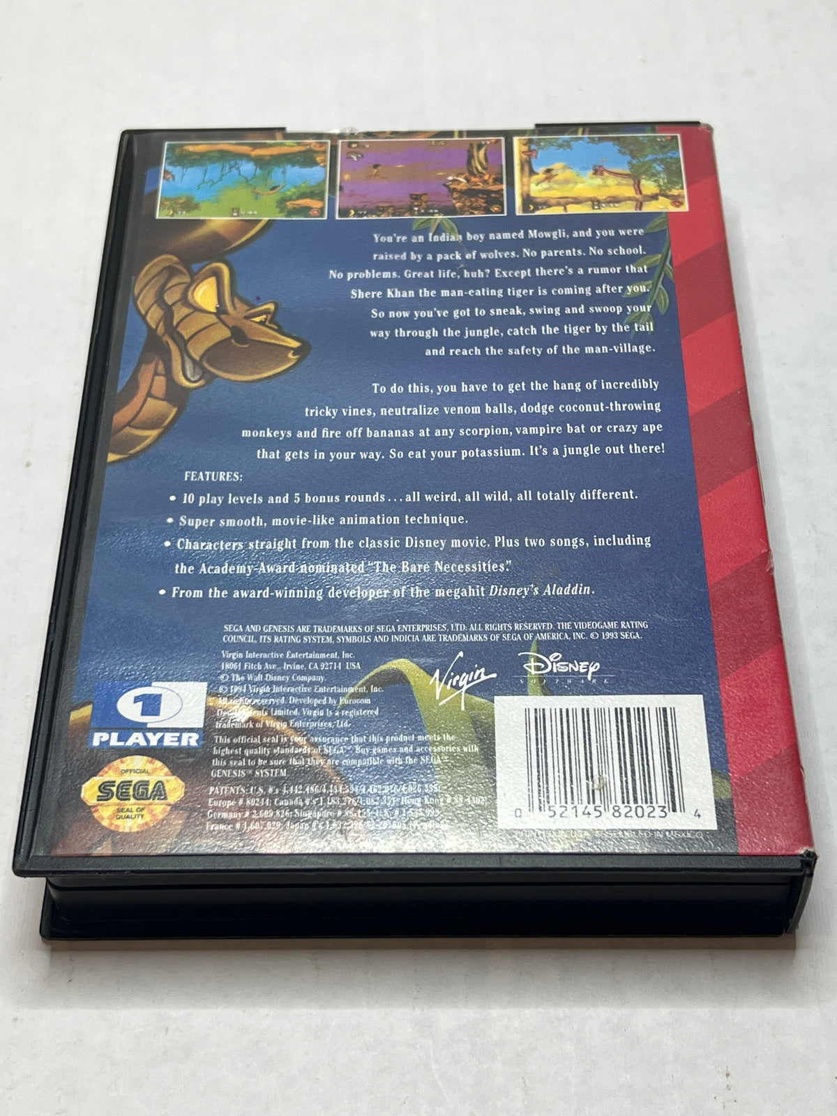 The Jungle Book (Sega Genesis)(CIB)