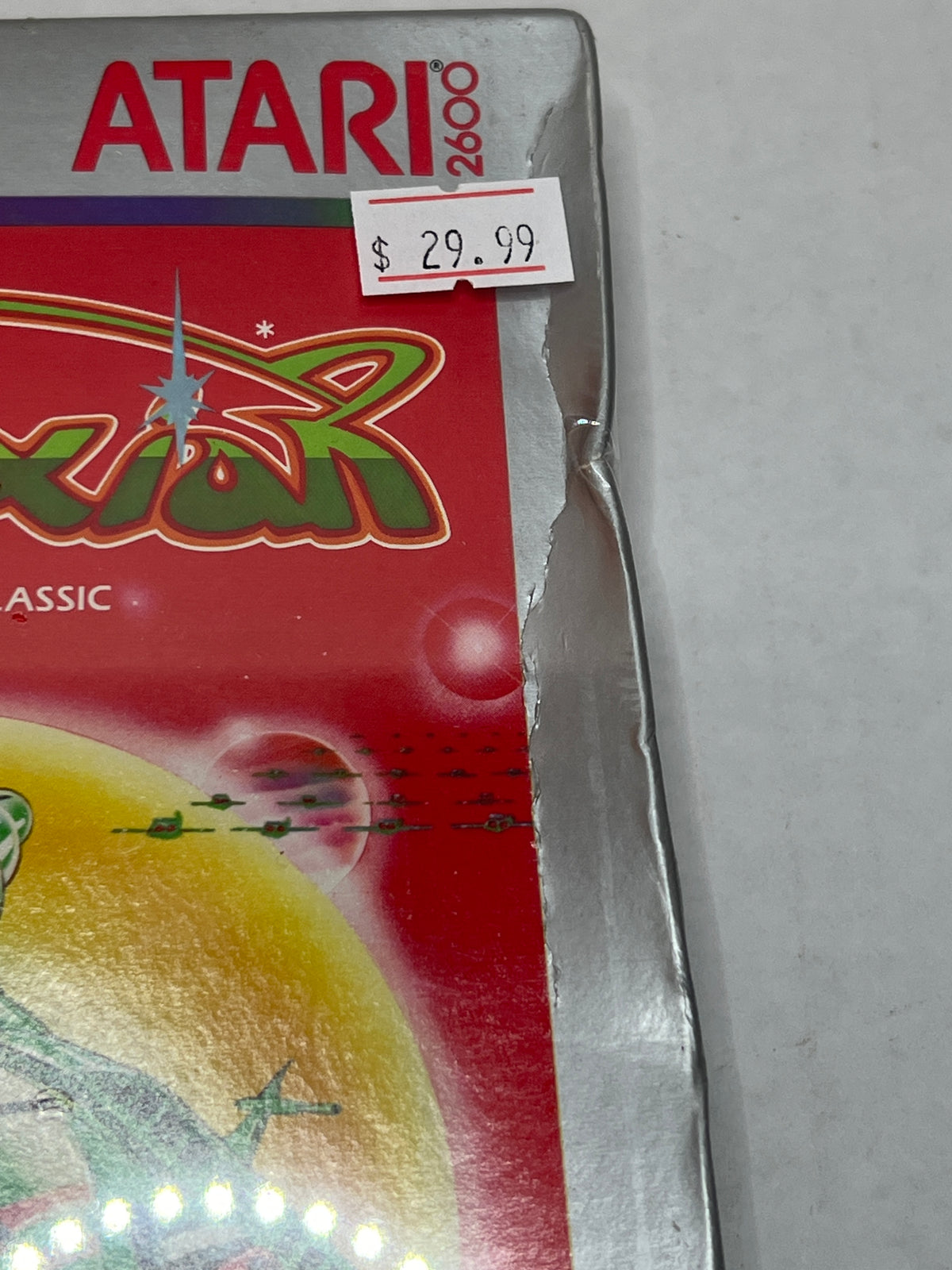 Galaxian (Atari 2600)(damaged boxes)(Factory sealed)