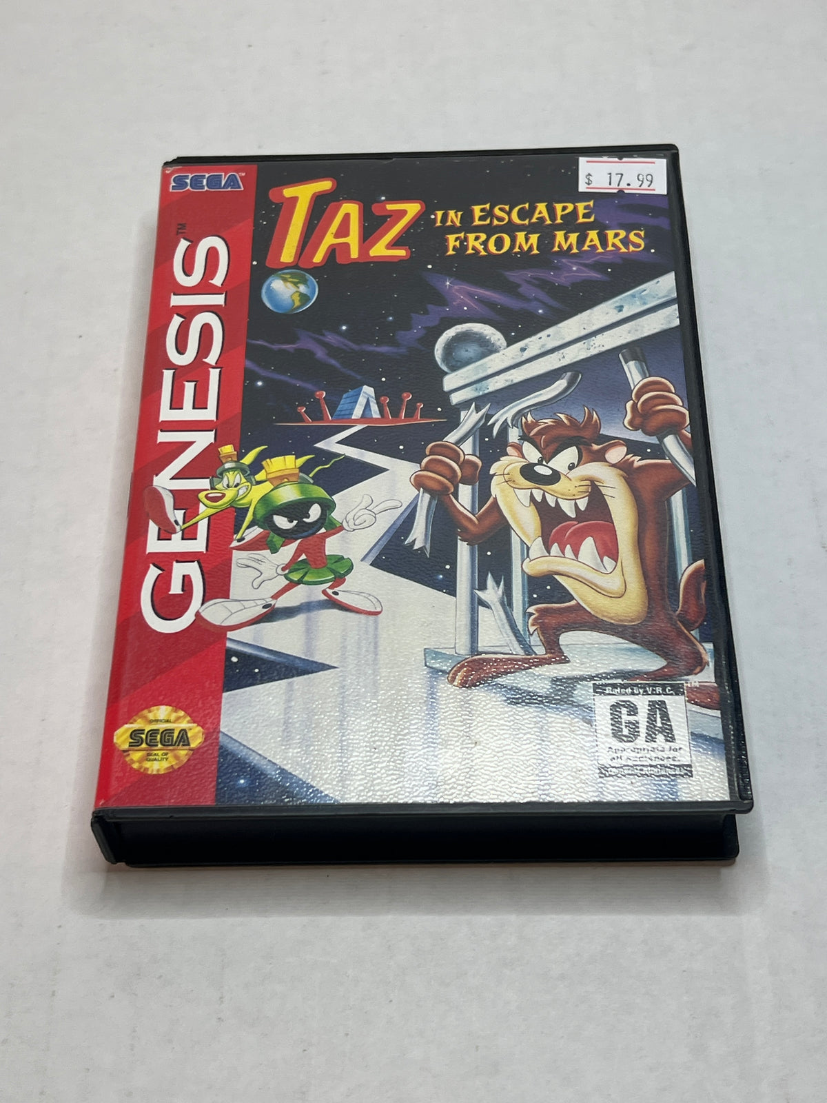 Taz in Escape from Mars (Sega Genesis)(In Box)