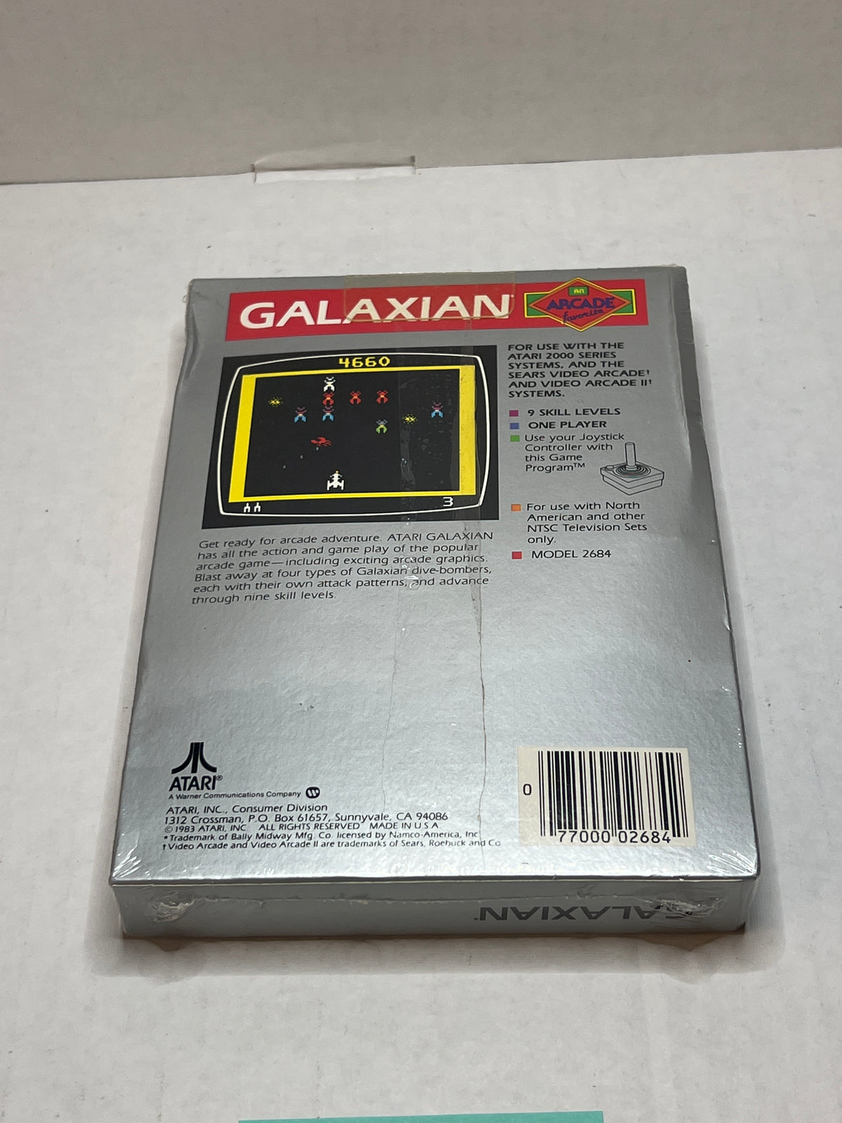 Galaxian (Atari 2600)(damaged boxes)(Factory sealed)
