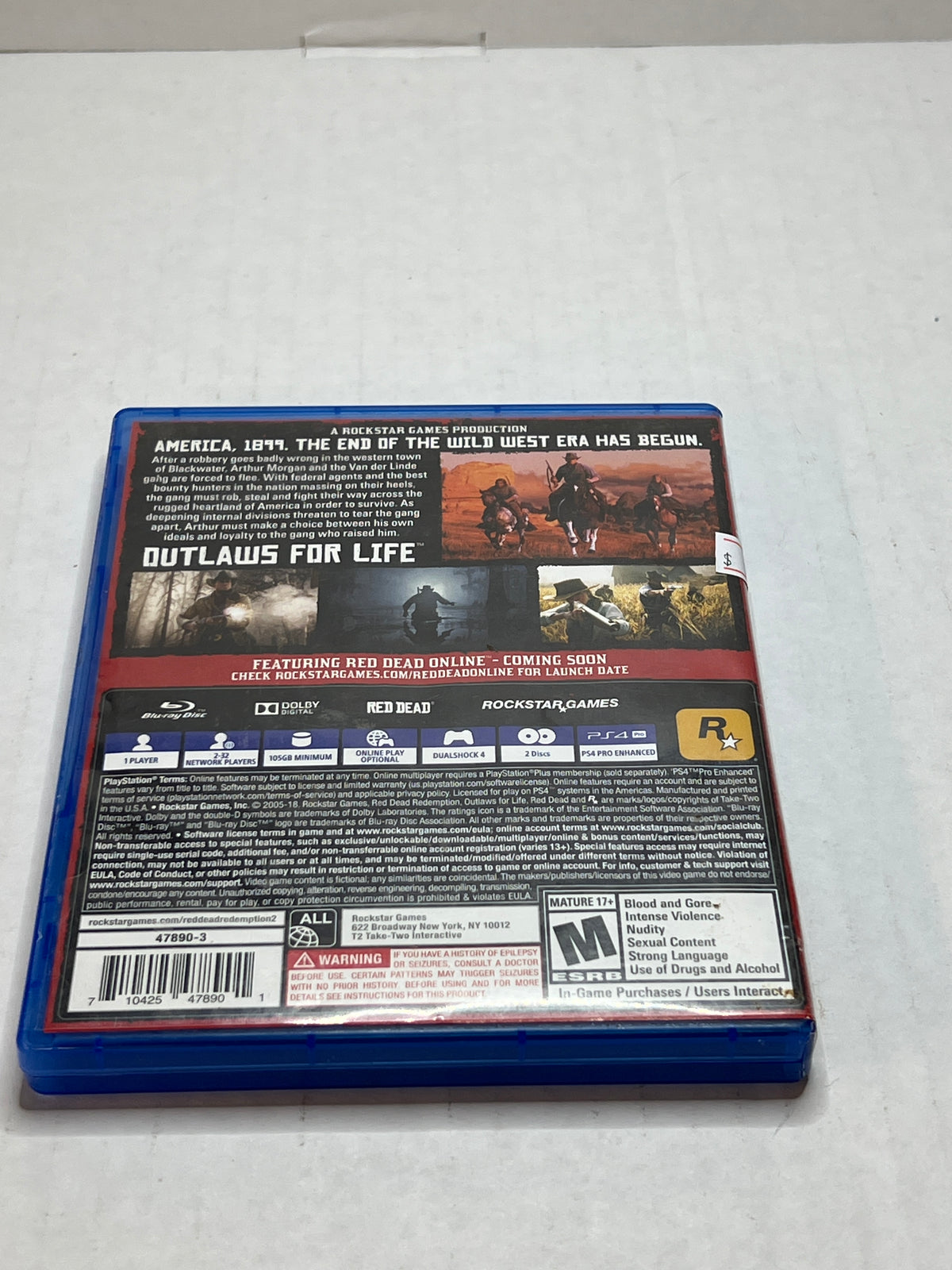 Red Dead Redemption 2 (Playstation 4)(CIB)