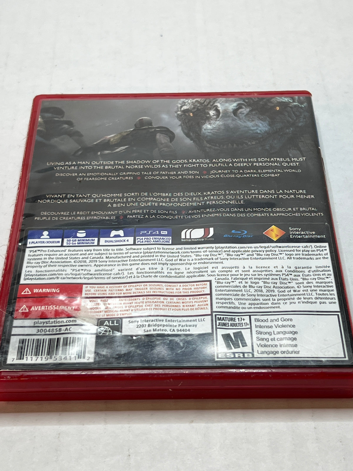 God of War [Playstation Hits] (Playstation 4)