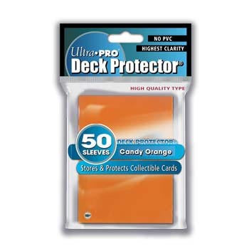 Ultra Pro Standard Sleeves Pack of 50 in Candy Orange