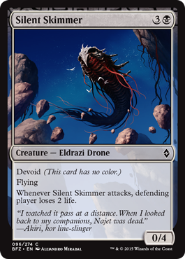Silent Skimmer (Battle for Zendikar) Light Play