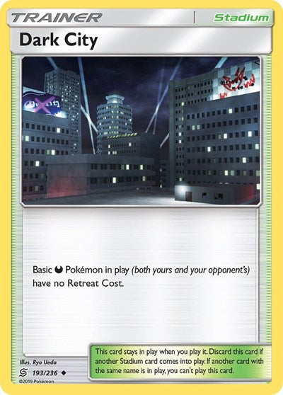 Dark City (SM - Unified Minds) Light Play Reverse Holofoil