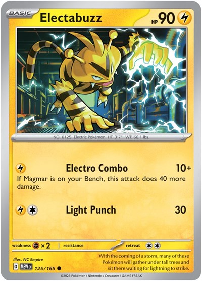Electabuzz (Scarlet and Violet: 151) Light Play