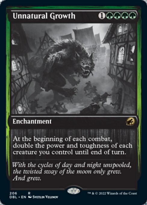 Unnatural Growth (Innistrad: Double Feature) Light Play