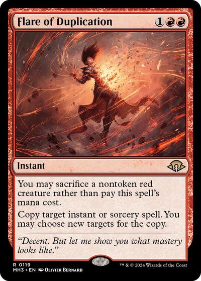 Flare of Duplication (Modern Horizons 3) Medium Play