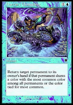 Barrin's Unmaking (Invasion) Heavy Play
