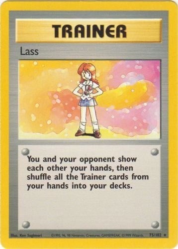 Lass (Base Set) Light Play