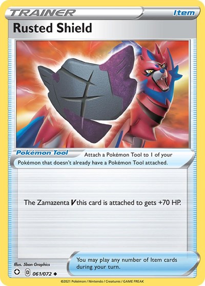 Rusted Shield (Shining Fates) Light Play