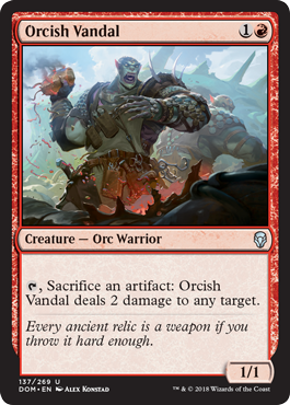 Orcish Vandal (Dominaria) Light Play
