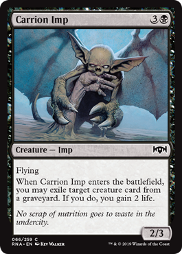 Carrion Imp (Ravnica Allegiance) Light Play