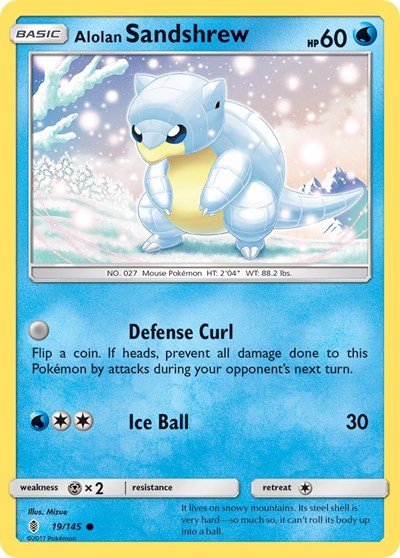 Alolan Sandshrew (SM - Guardians Rising) Medium Play