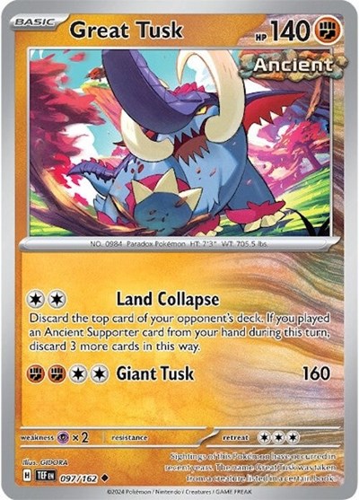 Great Tusk - 097 (SV05: Temporal Forces) Light Play