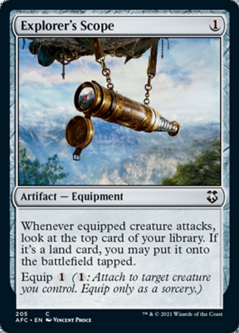 Explorer's Scope (Commander 2021 Forgotten Realms) Light Play