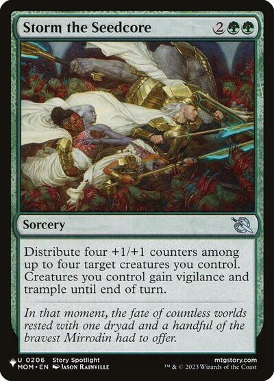 Storm the Seedcore (The List) Light Play